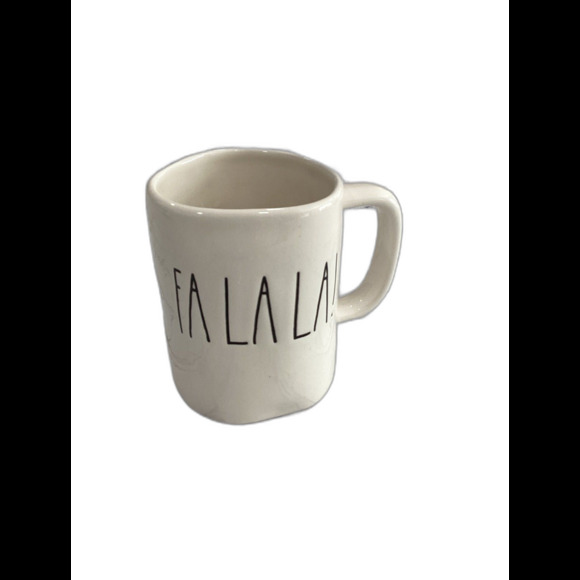 Rae Dunn Artisan Collection “ FALALA!” Embossed Ceramic Mug. - Picture 1 of 4
